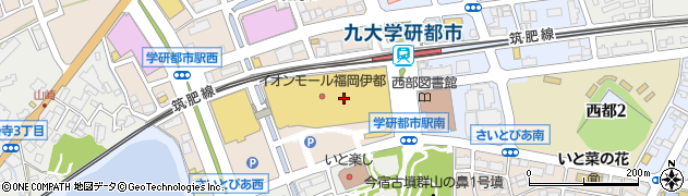 チャックワゴン　イオン福岡伊都店周辺の地図