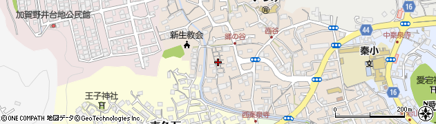高知県高知市西秦泉寺154周辺の地図
