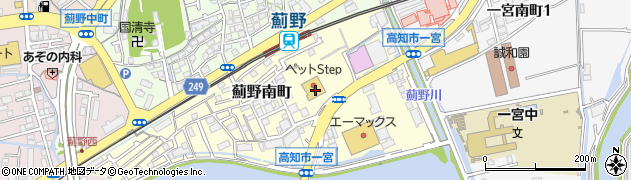 高知県高知市薊野南町21周辺の地図