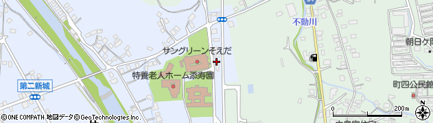 ヘルパーケア 添田ライフ周辺の地図