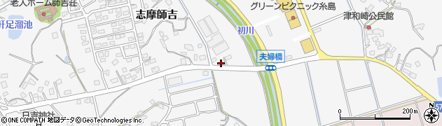 福岡県糸島市志摩師吉455周辺の地図