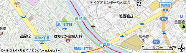 福岡藤本会事務局周辺の地図