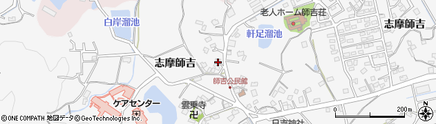 福岡県糸島市志摩師吉863周辺の地図