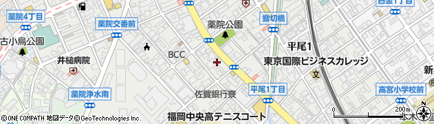 有限会社福岡中部印刷周辺の地図