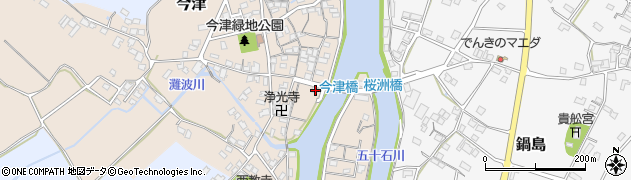 大分県中津市今津577-3周辺の地図