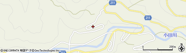 愛媛県喜多郡内子町上川3433周辺の地図