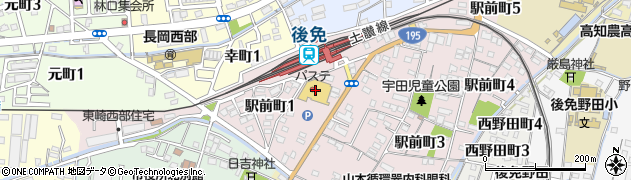 株式会社ナンコクスーパー　本部事務所周辺の地図