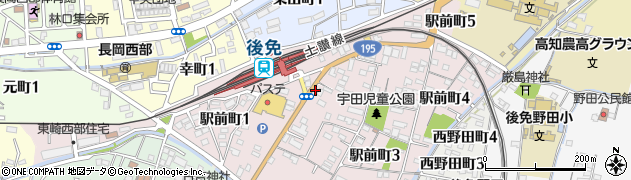 綜合警備保障株式会社高知支社高知東営業所周辺の地図