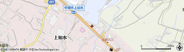 矢野うどん店周辺の地図