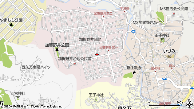 〒780-0032 高知県高知市加賀野井の地図