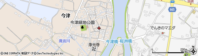 大分県中津市今津229-1周辺の地図