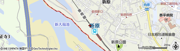 新原駅周辺の地図