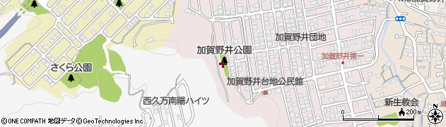 加賀野井公園周辺の地図