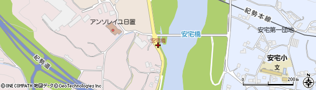 安宅橋周辺の地図