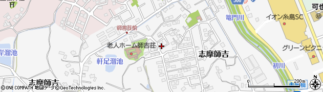 福岡県糸島市志摩師吉732周辺の地図