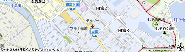 ダイソー福岡志免店周辺の地図