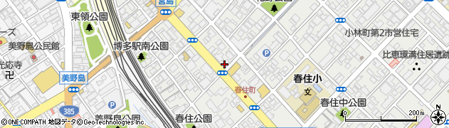 サイクリー福岡店周辺の地図