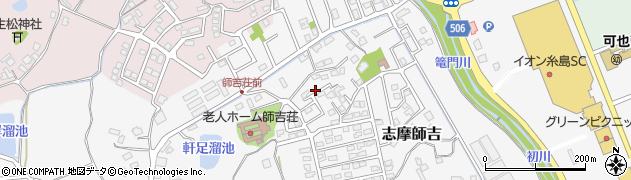 福岡県糸島市志摩師吉764周辺の地図