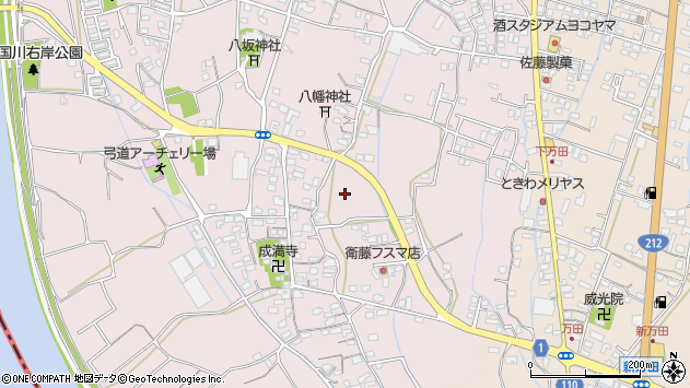 〒871-0026 大分県中津市高瀬の地図