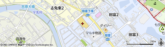 ハニー珈琲 志免店周辺の地図
