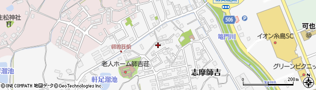 福岡県糸島市志摩師吉763周辺の地図
