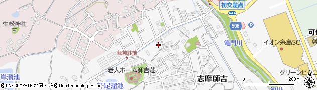 福岡県糸島市志摩師吉757周辺の地図
