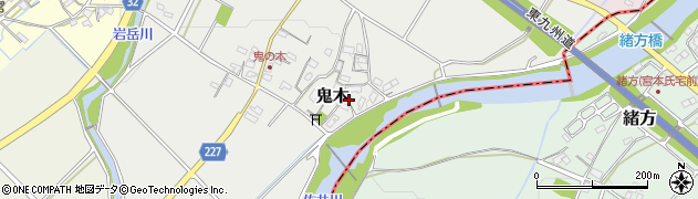 福岡県豊前市鬼木410周辺の地図