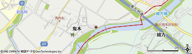 福岡県豊前市鬼木560周辺の地図