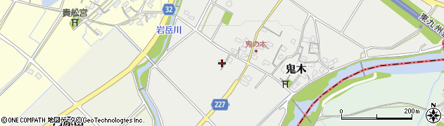 福岡県豊前市鬼木144周辺の地図