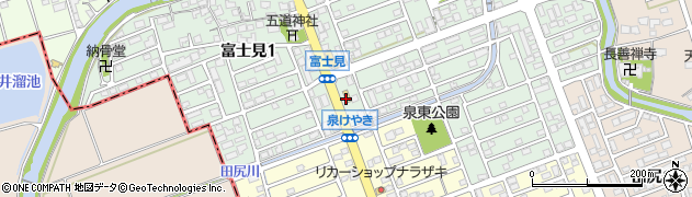 ローソン田尻店周辺の地図
