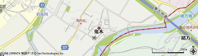 福岡県豊前市鬼木395周辺の地図