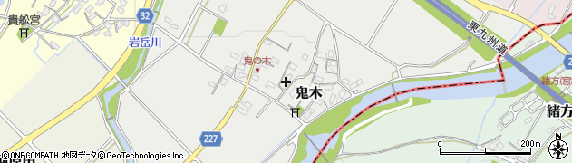 福岡県豊前市鬼木385周辺の地図