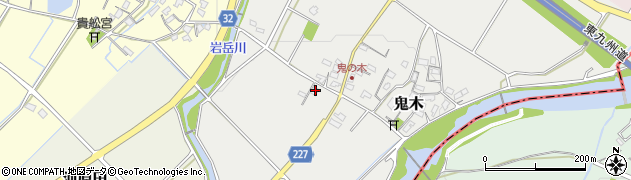 福岡県豊前市鬼木142周辺の地図
