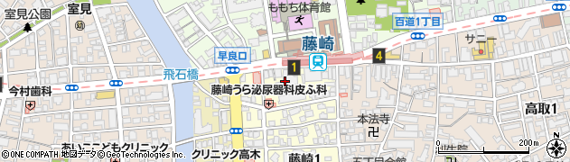 西日本シティ銀行藤崎支店 ＡＴＭ周辺の地図