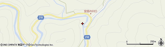 高知県安芸市安芸ノ川甲周辺の地図