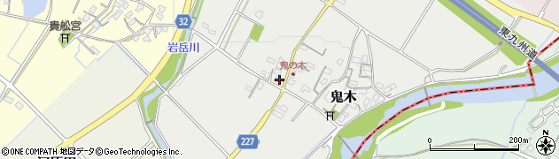 福岡県豊前市鬼木370周辺の地図