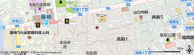 杏子庵周辺の地図