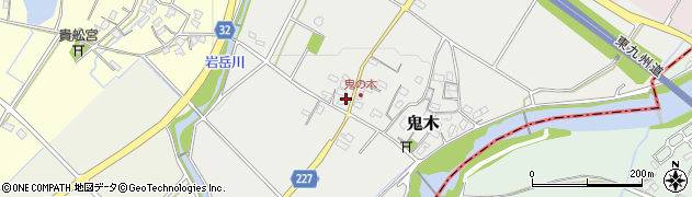 福岡県豊前市鬼木368周辺の地図