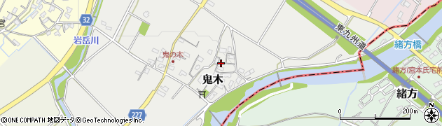 福岡県豊前市鬼木415周辺の地図