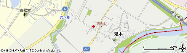 福岡県豊前市鬼木362周辺の地図