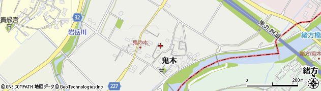 福岡県豊前市鬼木426周辺の地図