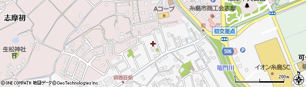 福岡県糸島市志摩師吉796周辺の地図
