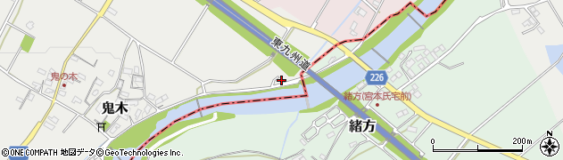 福岡県豊前市鬼木612周辺の地図