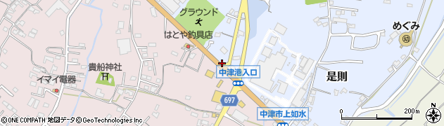 井出ちゃんぽん 中津店周辺の地図