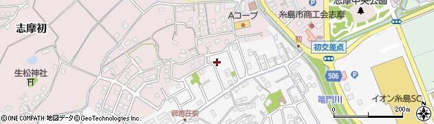 福岡県糸島市志摩師吉802周辺の地図