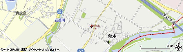 福岡県豊前市鬼木365周辺の地図