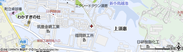 福岡県糟屋郡須惠町上須惠1339周辺の地図