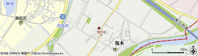 福岡県豊前市鬼木360周辺の地図