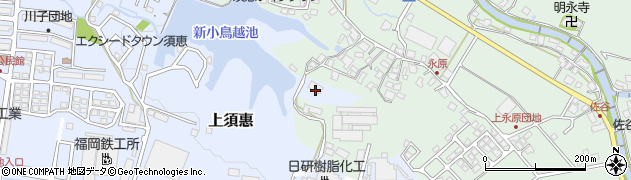 福岡県糟屋郡須惠町上須惠1096周辺の地図