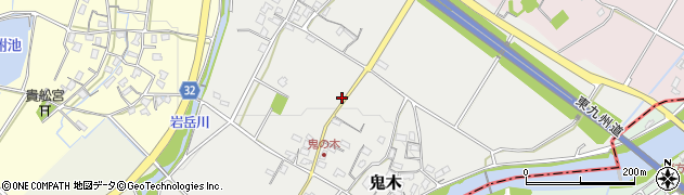 福岡県豊前市鬼木350周辺の地図